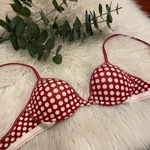 Victoria Secret PINK Polka Dot Bra Size 32B
